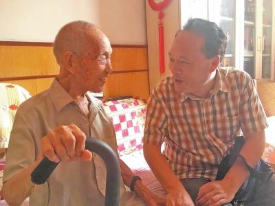 中國抗日戰(zhàn)爭紀念日前夕 慰問抗戰(zhàn)老兵憶崢嶸